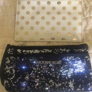 Victoria Secret and Kate Spade Makeup Bags